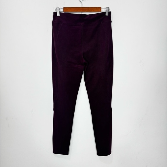 SPANX Burgundy Maroon Seamless Leggings Tights - M - Picture 2 of 7